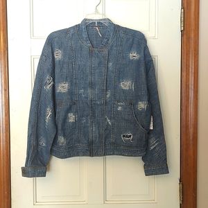 NWT Free People Denim Jacket